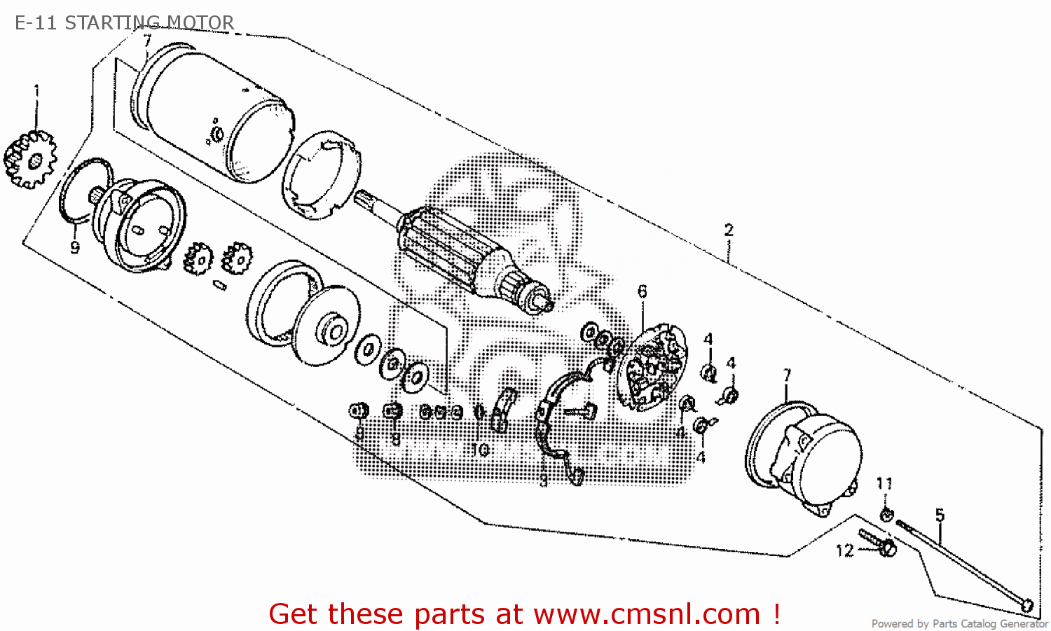 Honda CBX750 parts: order spare parts online at CMSNL