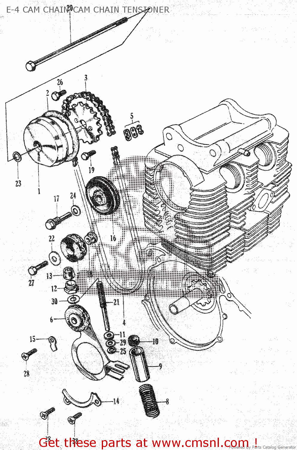 Honda Cd125 E 4 Cam Chain Cam Chain Tensioner Buy E 4 Cam Chain Cam Chain Tensioner Spares Online