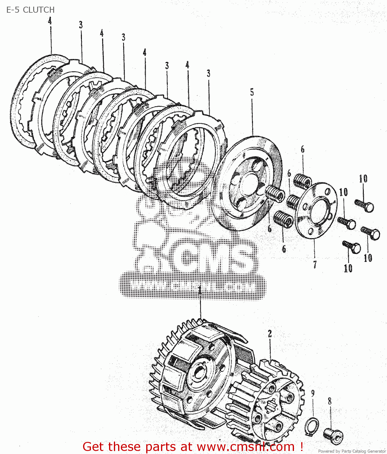 CMS CMS:シーエムエス CONN ROD KIT CG125ES 2004 (4) ENGLAND CG125ES