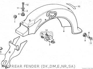 Honda CD125T GENERAL EXPORT (KPH) parts lists and schematics