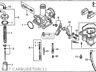 Honda CD200T 1980 (A) GENERAL EXPORT parts lists and schematics