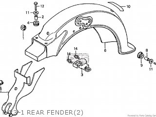 Honda CD200T 1980 (A) GENERAL EXPORT parts lists and schematics