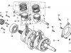 Honda CD250U 1988 J ENGLAND CRANKSHAFT PISTON