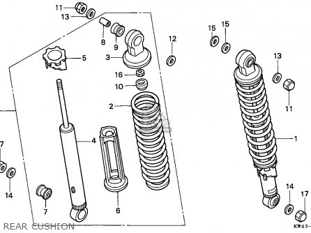 Honda CD250U 1989 (K) ENGLAND parts lists and schematics