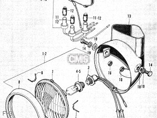 Honda CD50 JAPAN parts lists and schematics