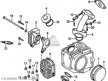 CYLINDER HEAD COVER - CD50S 1996 (T) BENLY 50S JAPAN CD50-220 (JDM)