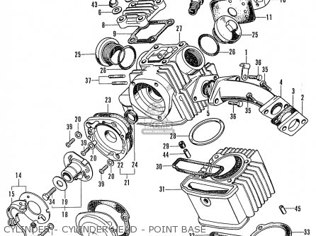 Honda CD90Z GENERAL EXPORT parts lists and schematics