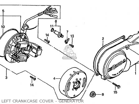 Honda CF50C JAPANESE HOME MARKET (CF50-320) parts lists and schematics