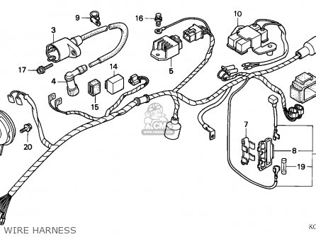 Honda CG125 1993 (P) GENERAL EXPORT / KPH parts lists and schematics