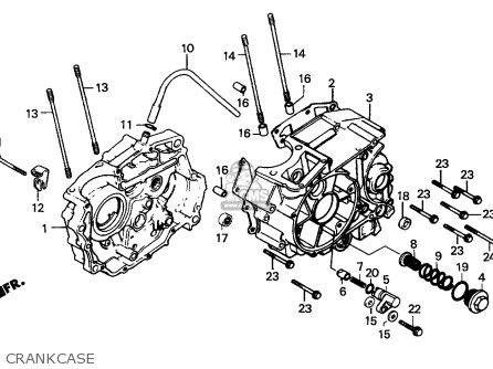 Honda CG125 1995 (S) ENGLAND parts lists and schematics