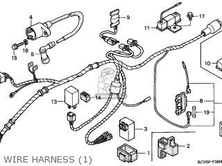 Honda CG125 1998 (W) ENGLAND / MKH parts lists and schematics