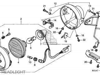 Honda CG125ES 2004 (4) ENGLAND parts lists and schematics