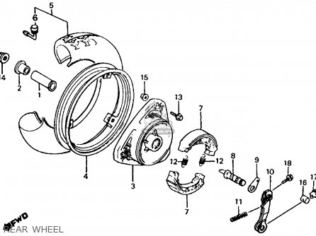 Honda Ch125 Elite 125 1984 (e) Usa Parts Lists And Schematics