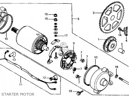 Honda CH125 ELITE 125 1984 (E) USA parts lists and schematics