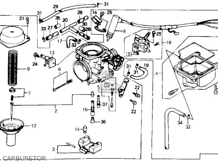 Honda Ch250 Elite 250 1986 Usa parts list partsmanual partsfiche