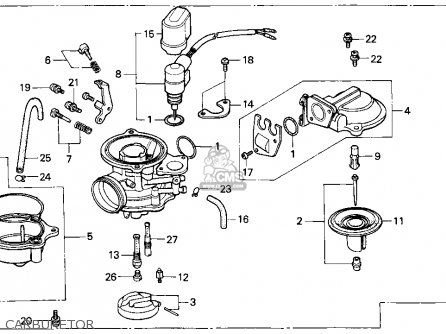 Honda CH80 2000 (Y) USA parts lists and schematics