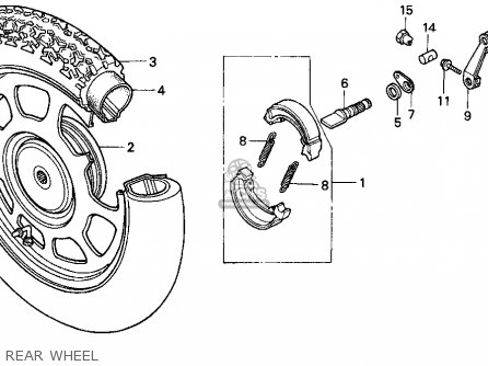 Ganasce Frizione Honda CH80 - SA50P - NCH50 - Annunci