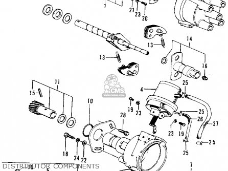 Honda CIVIC 1975 3DR1200 (KA) parts lists and schematics