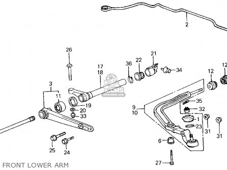 Honda CIVIC 1984 (E) 3DR S 1500 (KA,KL) parts lists and schematics