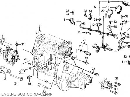 Honda CIVIC 1990 (L) 3DR SI (KA,KL) parts lists and schematics wiring diagram for 2008 honda odyssey ex l 