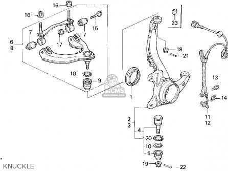 Honda CIVIC 1993 (P) 3DR SI (KA,KL) parts lists and schematics denso wiper motor wiring diagram 