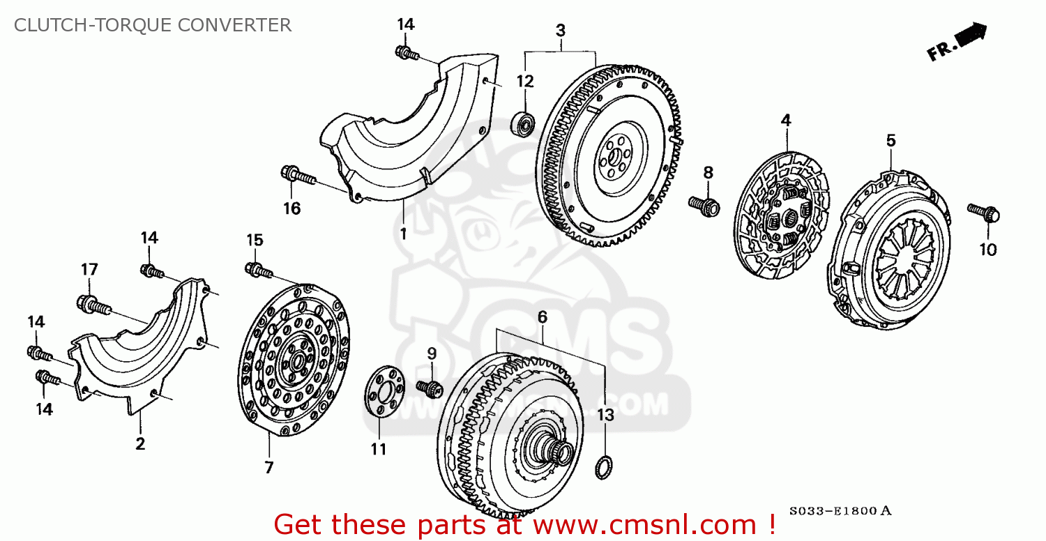 1998 honda online civic clutch