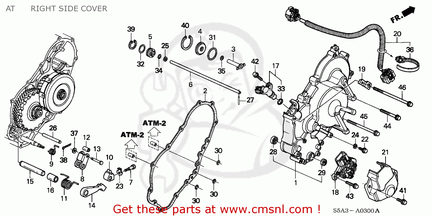 Honda CIVIC 2002 (2) 2DR EX (KA) parts lists and schematics