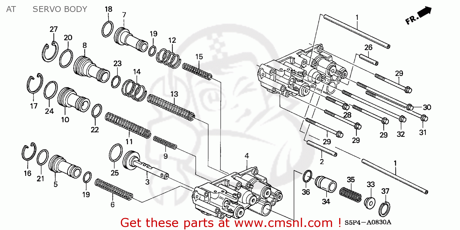 Honda CIVIC 2002 (2) 2DR EX (KA) parts lists and schematics