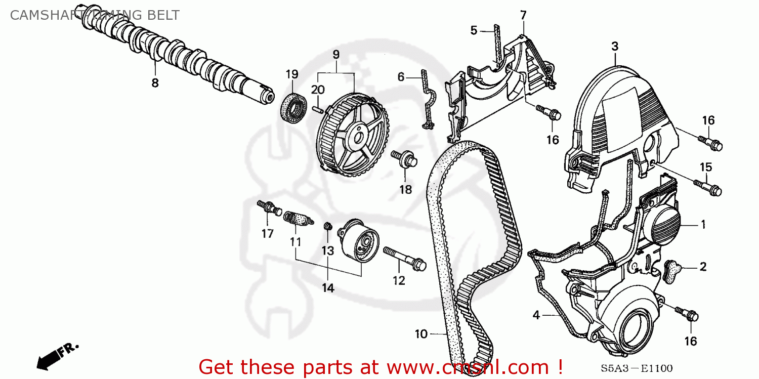 Honda Honda CIVIC 2002 (2) 2DR EX (KA) parts lists and schematics