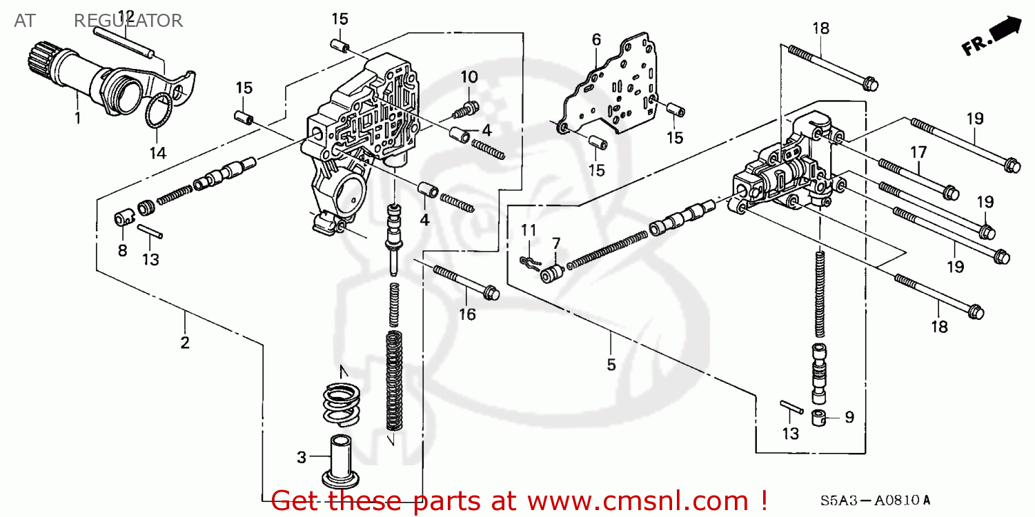Honda CIVIC 2003 (3) 4DR EX (KA) parts lists and schematics