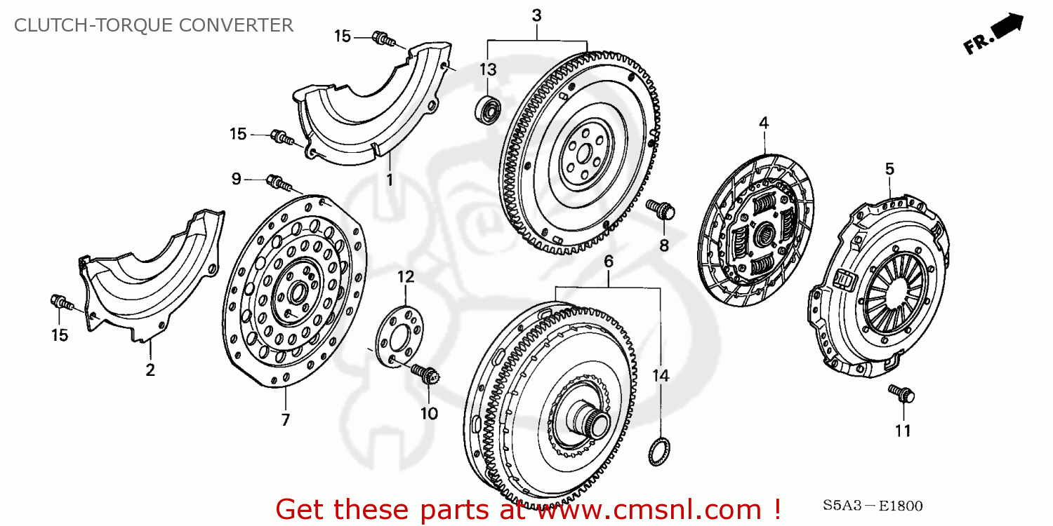 Honda CIVIC 2003 (3) 4DR EX (KA) parts lists and schematics
