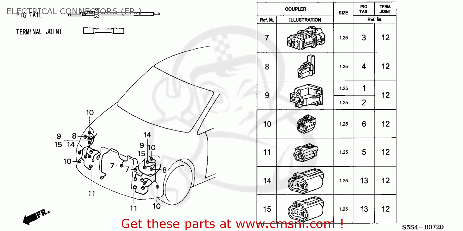 Honda CIVIC 2004 (4) 3DR SI (KA) parts lists and schematics