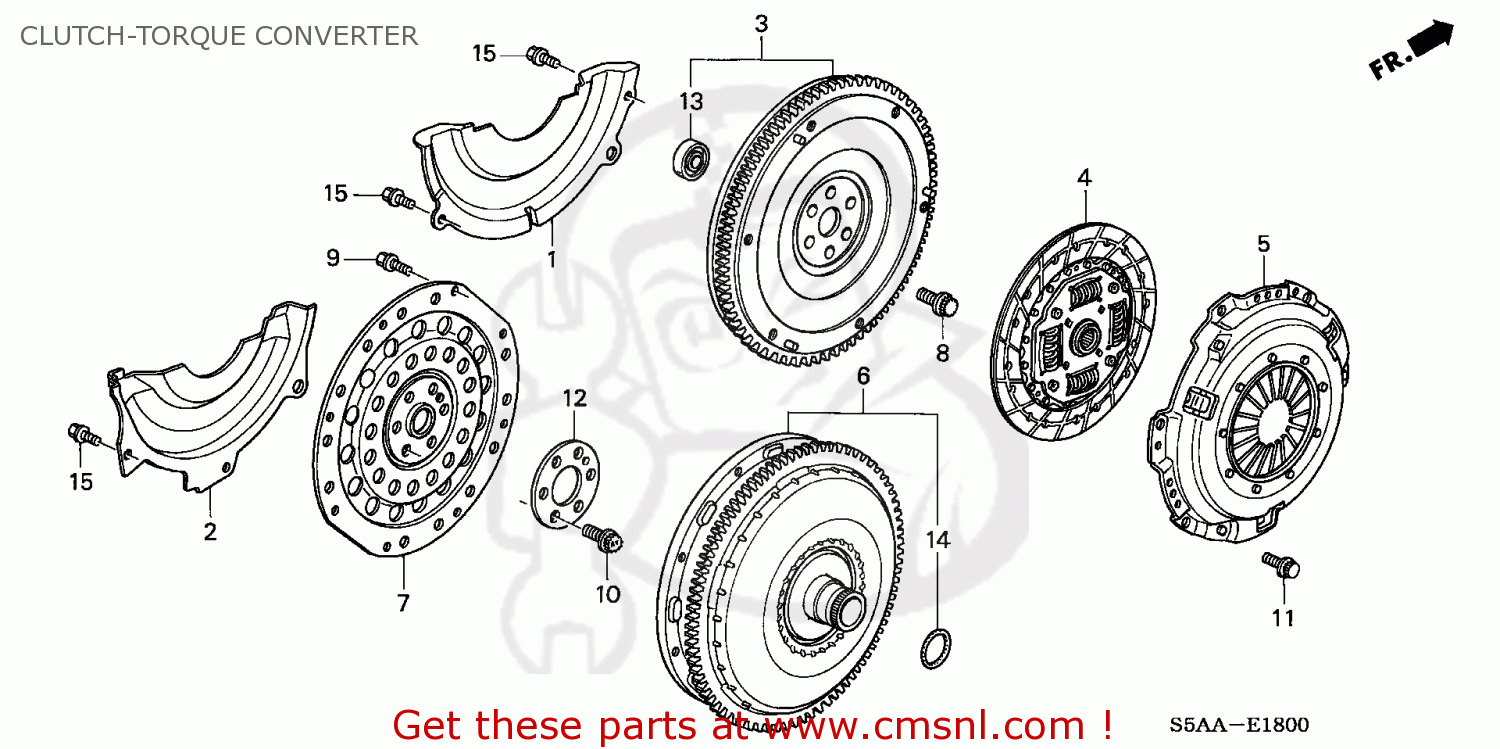 Honda Honda CIVIC 2004 (4) 4DR EX (KA) parts lists and schematics