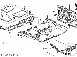 Honda CIVIC HYBRID 2004 (4) 4DR HYBRID (KA,KL) parts lists and schematics