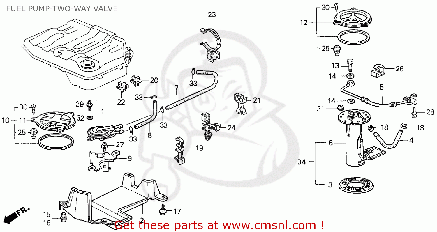 1989 Honda Civic Fuel Pump