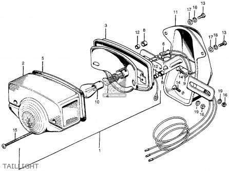 Honda CL100 SCRAMBLER 1971 K1 USA parts lists and schematics