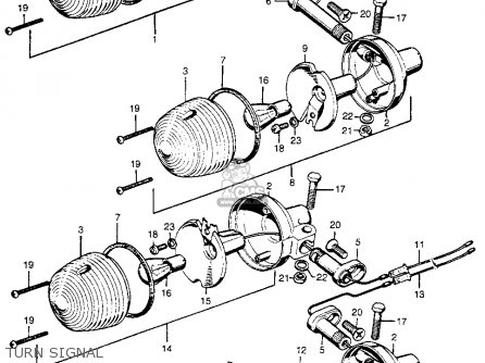Honda CL100 SCRAMBLER 1971 K1 USA parts lists and schematics