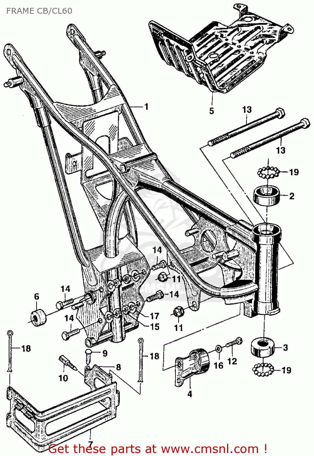 1966 CL160 Frame Question | Honda Twins