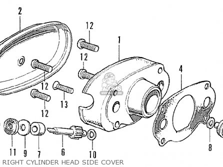 Honda CL175 SCRAMBLER 1970 K4 USA parts lists and schematics