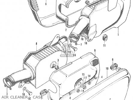 Honda CL175 SCRAMBLER 1973 K7 USA parts lists and schematics