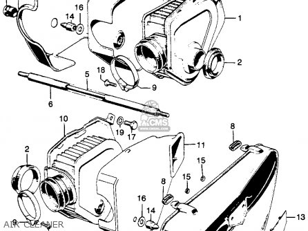 Honda CL350 SCRAMBLER 1968 K0 USA parts lists and schematics