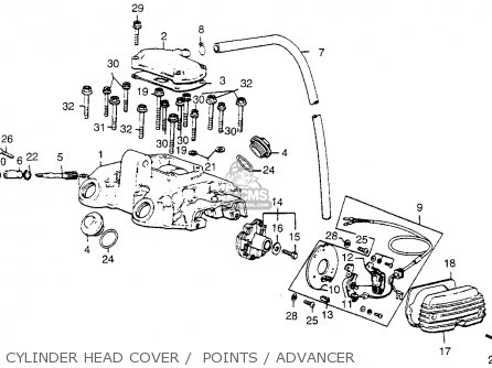 Honda Cl360 Scrambler 1974 K0 Usa Parts Lists And Schematics