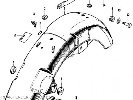 Honda CL450 SCRAMBLER 1972 K5 USA parts lists and schematics