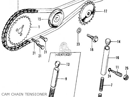 Honda Cl70 Scrambler 1969 K0 Usa parts list partsmanual ... cl70 wiring diagram 