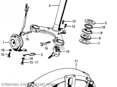 Honda CL70 SCRAMBLER 1970 K1 USA parts lists and schematics