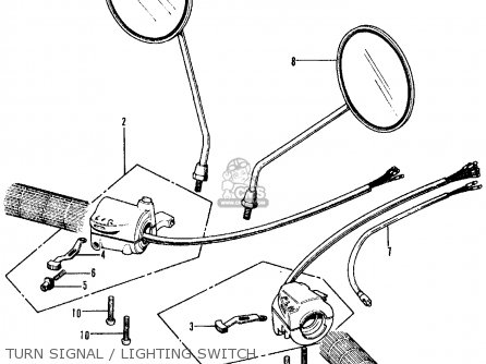 Honda CL70 SCRAMBLER 1970 K1 USA parts lists and schematics