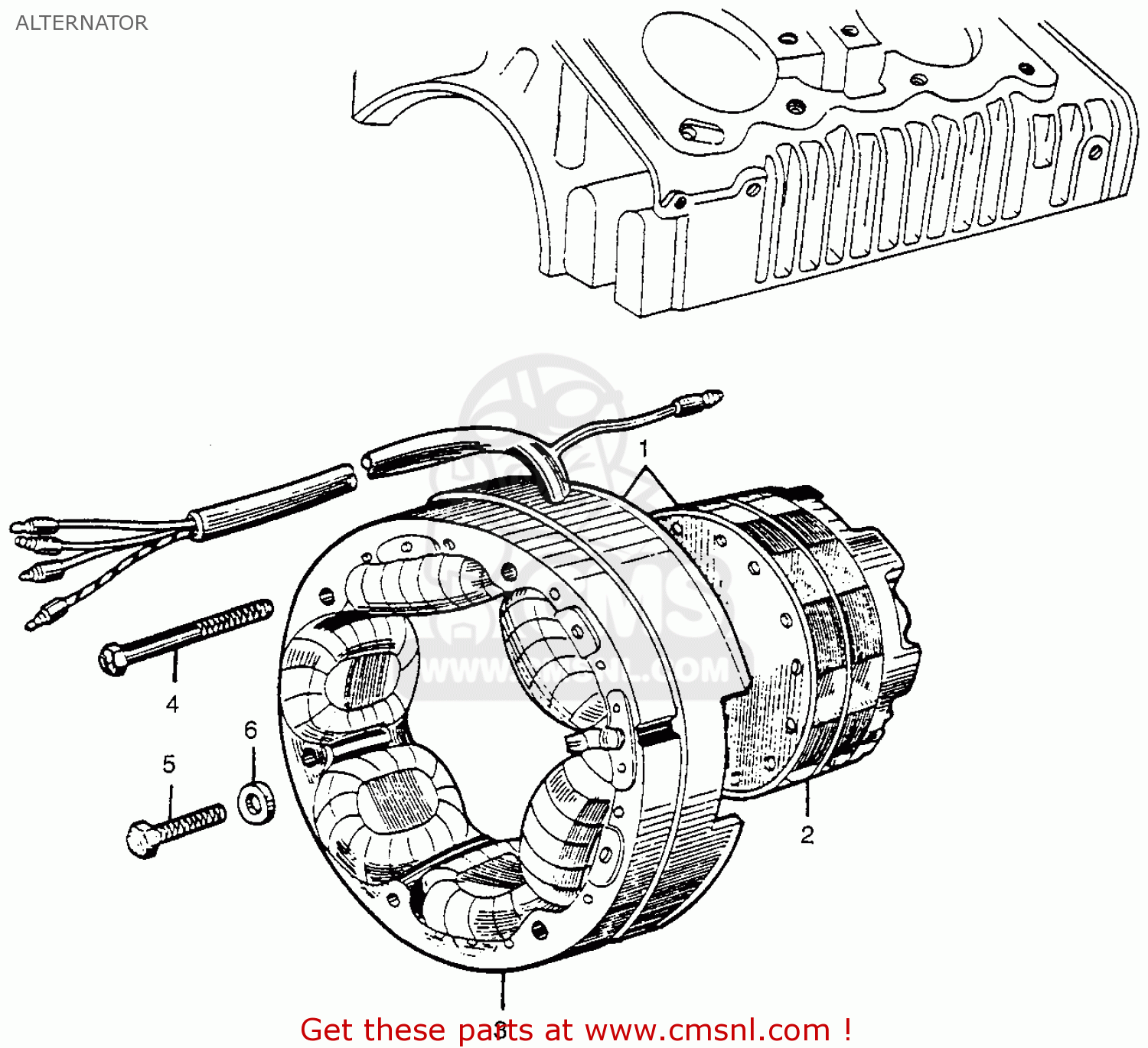 Honda Cl72 Scrambler 250 1962 Usa Alternator - schematic ... cl72 wiring diagram 