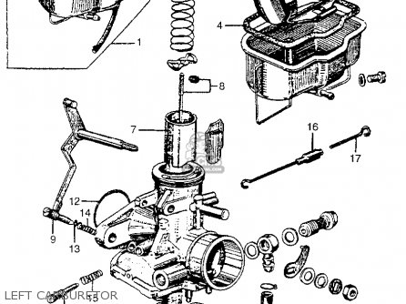 Honda Cl77 Scrambler 305 1965 Usa parts list partsmanual ... honda 305 wiring diagram 