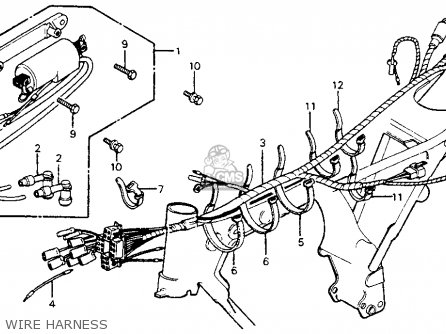 Honda CM200T TWINSTAR 1981 (B) USA parts lists and schematics