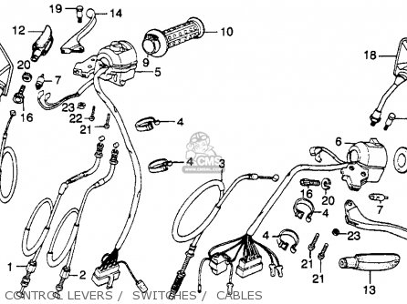 Honda CM250C CUSTOM 1982 (C) USA parts lists and schematics